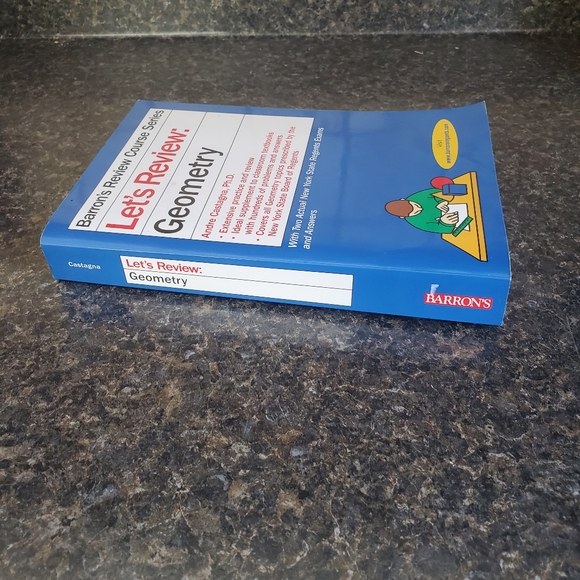 Barron's Let's Review Geometry Book Unused Paperback - Picture 6 of 7